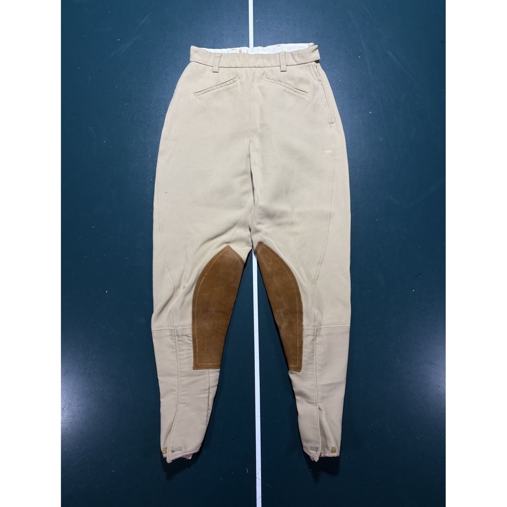 Vintage 60s Harry Hall of London Equestrian Breeches Pants Women's Size 4 Beige
